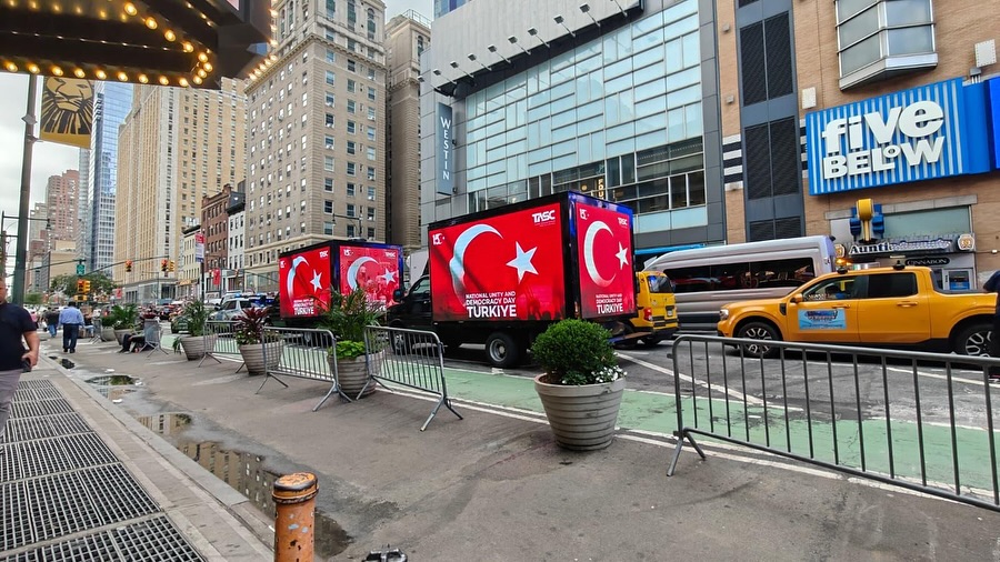 TASC Marks July 15 Democracy and National Unity Day in New York Streets